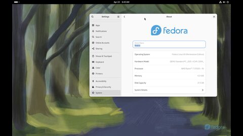 Fedora — Desktop thumbnail
